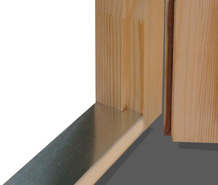 Detailansicht eines Weka Wochenendhauses mit 2 Etagen.