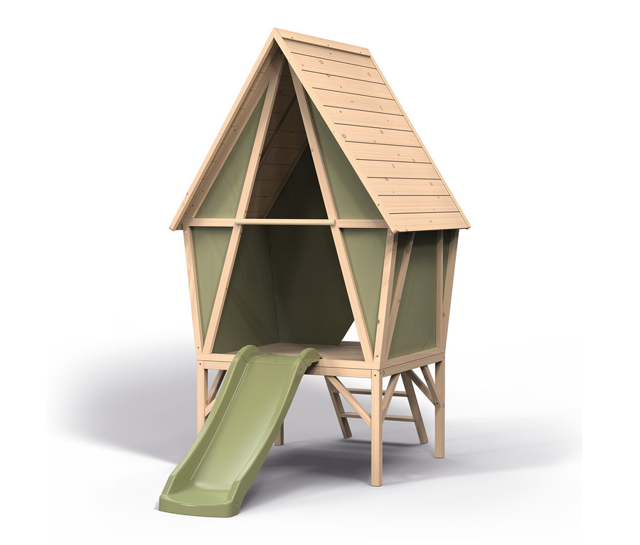 EXIT Spielhaus »Yuki 300« mit Rutsche.