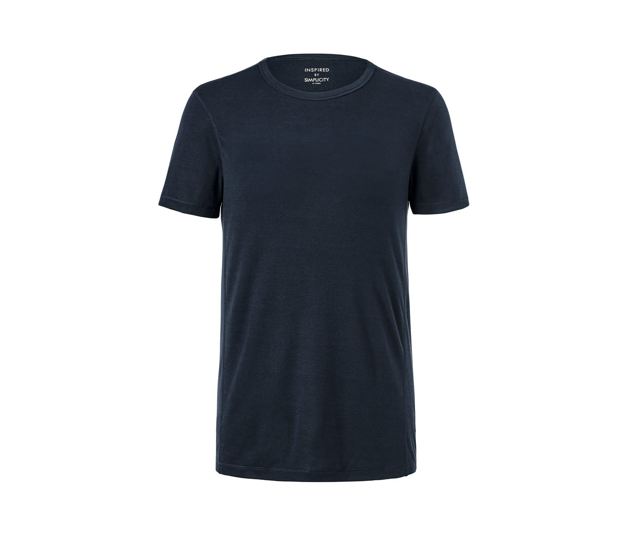 Ein marineblaues Funktions-Unterhemd mit kurzen Ärmeln. Produkt: 2 Funktions-Unterhemden