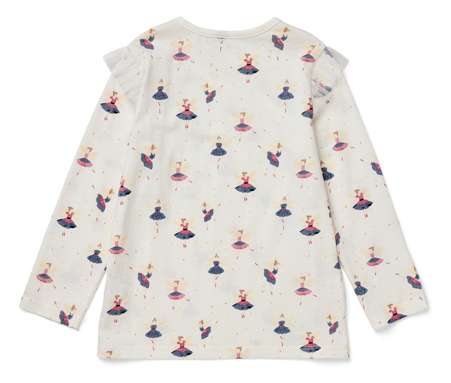 Langarmshirt mit Feenmuster.