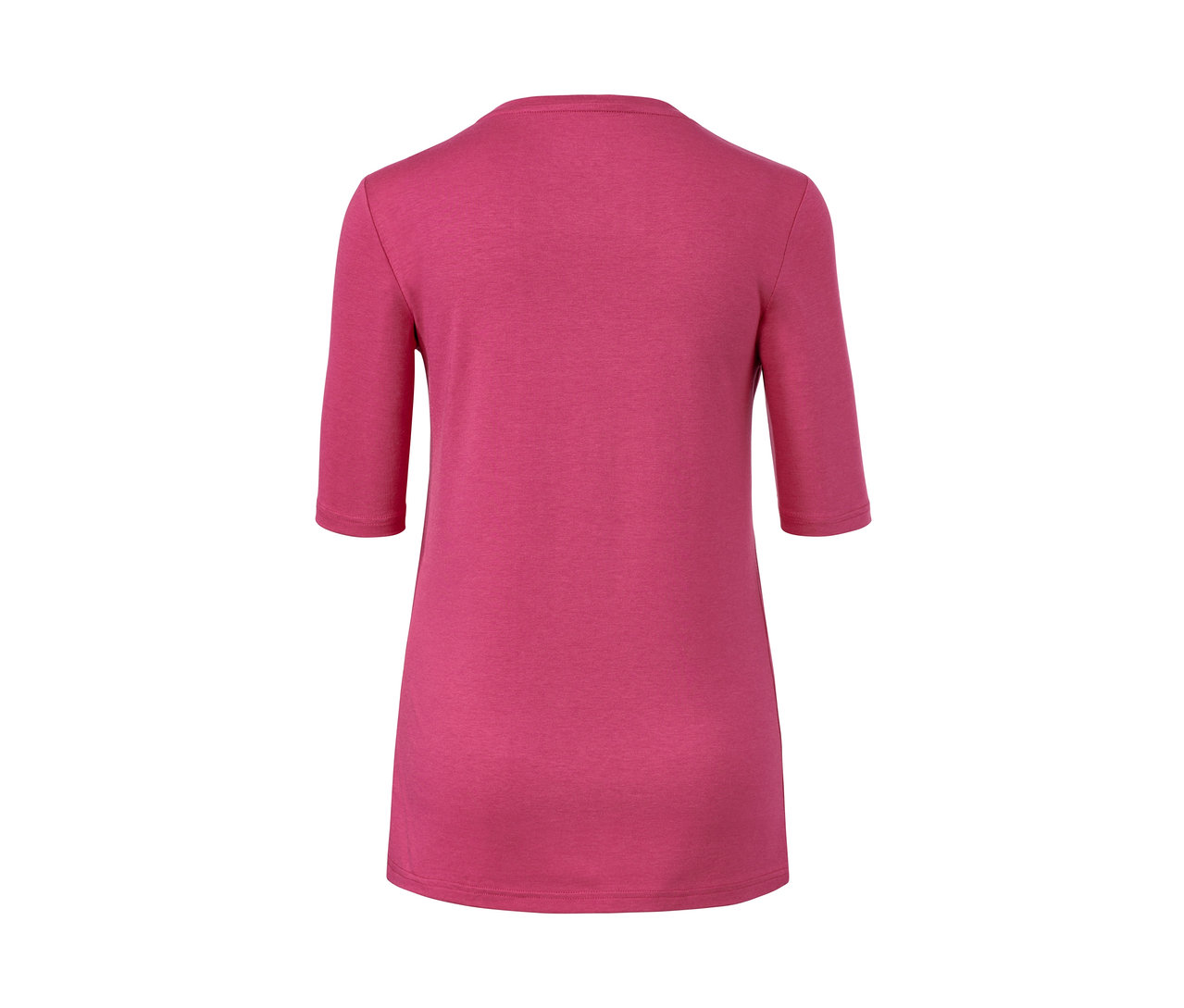 Rosa Pyjamaoberteil mit kurzen Ärmeln.