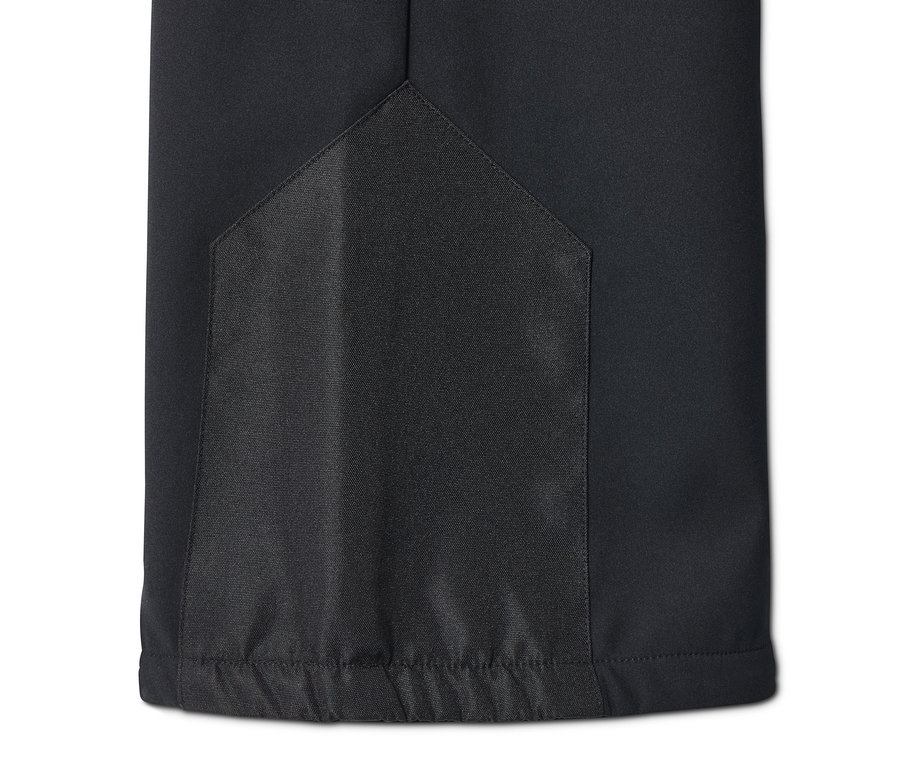 Detail einer schwarzen Jetskihose.
