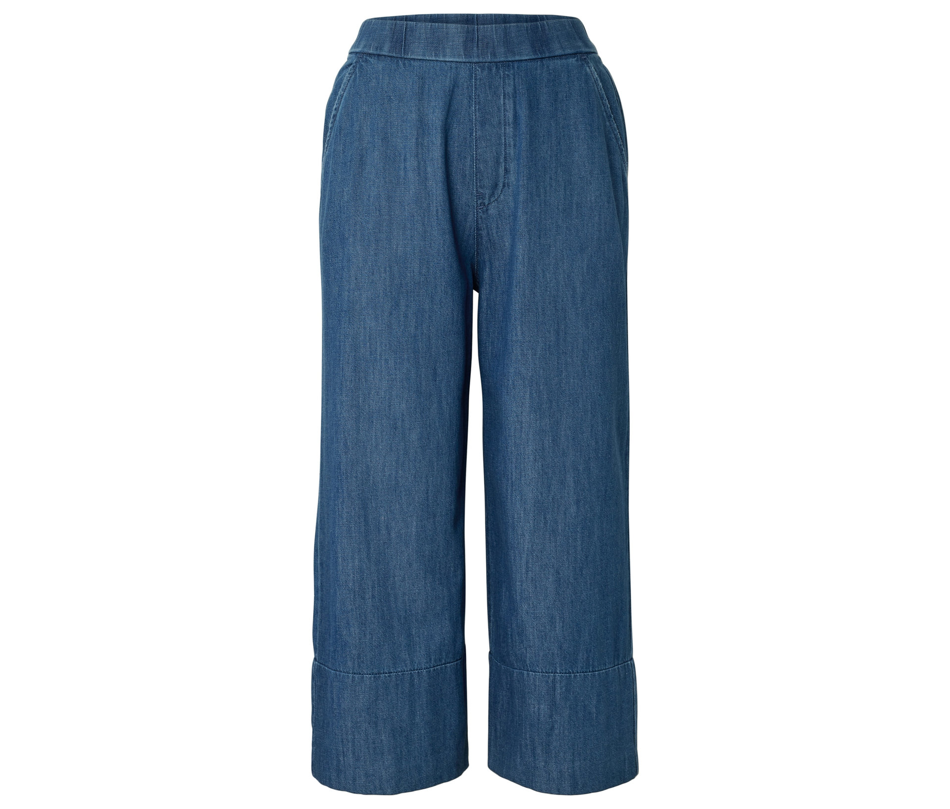 Culotte-Jeans - Damen - Gr. 40 - dunkelblau - dunkelblau