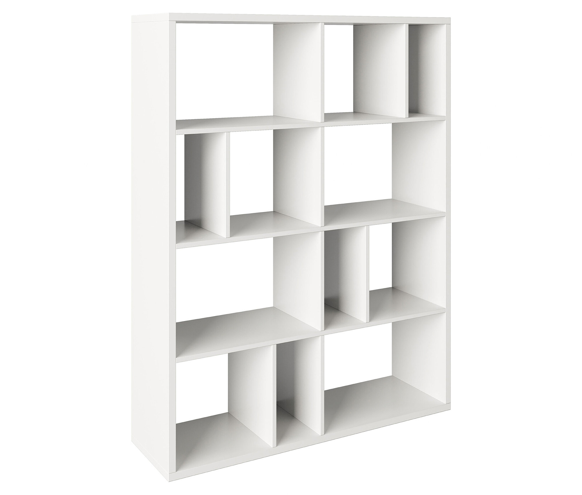 Roba Raumteiler »Fortuna« mit 12 Fächern - 112,5x34x146,6cm - weiß - - Holzwerkstoffe