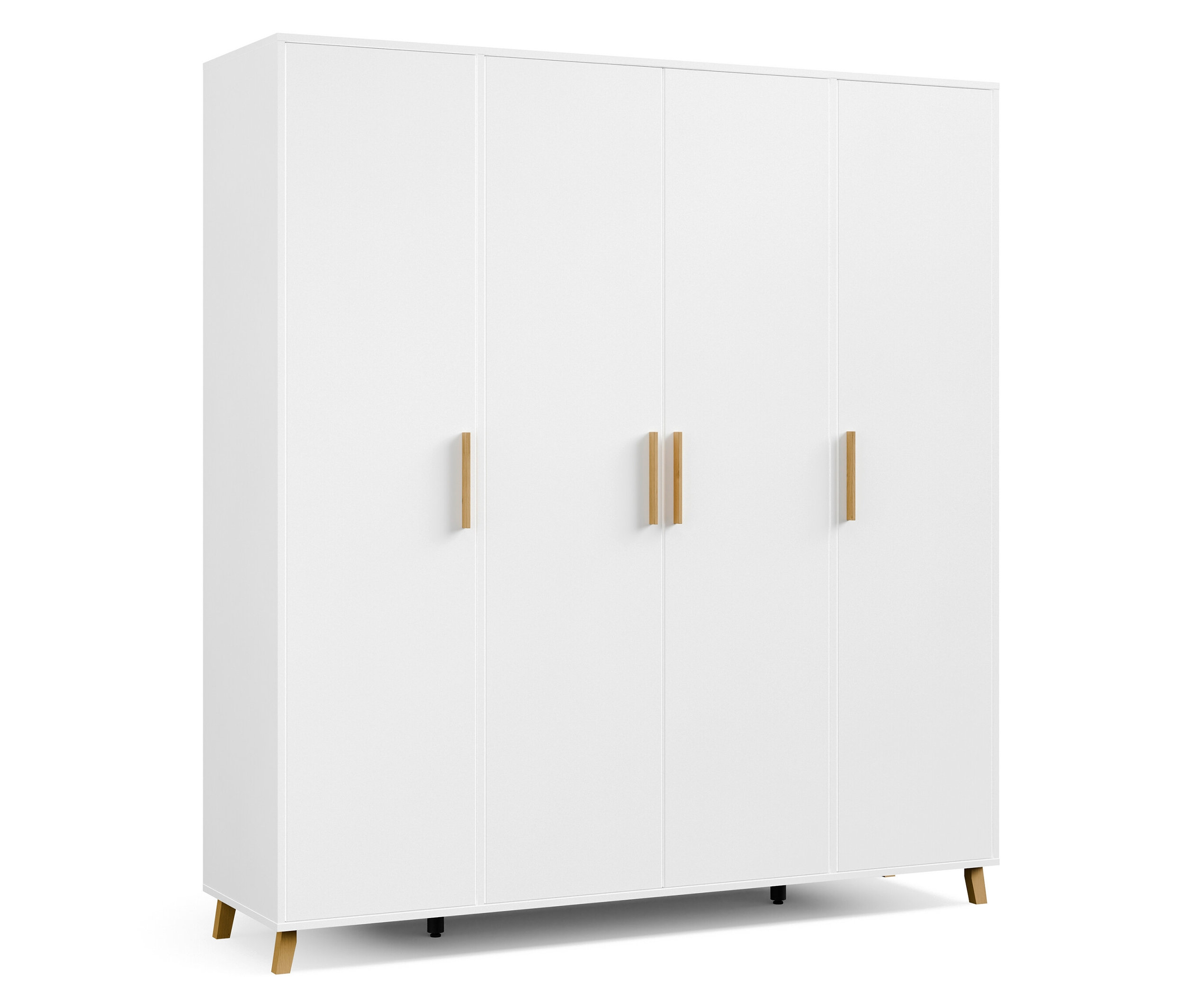 Rauch Drehtürenschrank »Shinjo« - 187x53x203cm - weiß - - Holzwerkstoffe