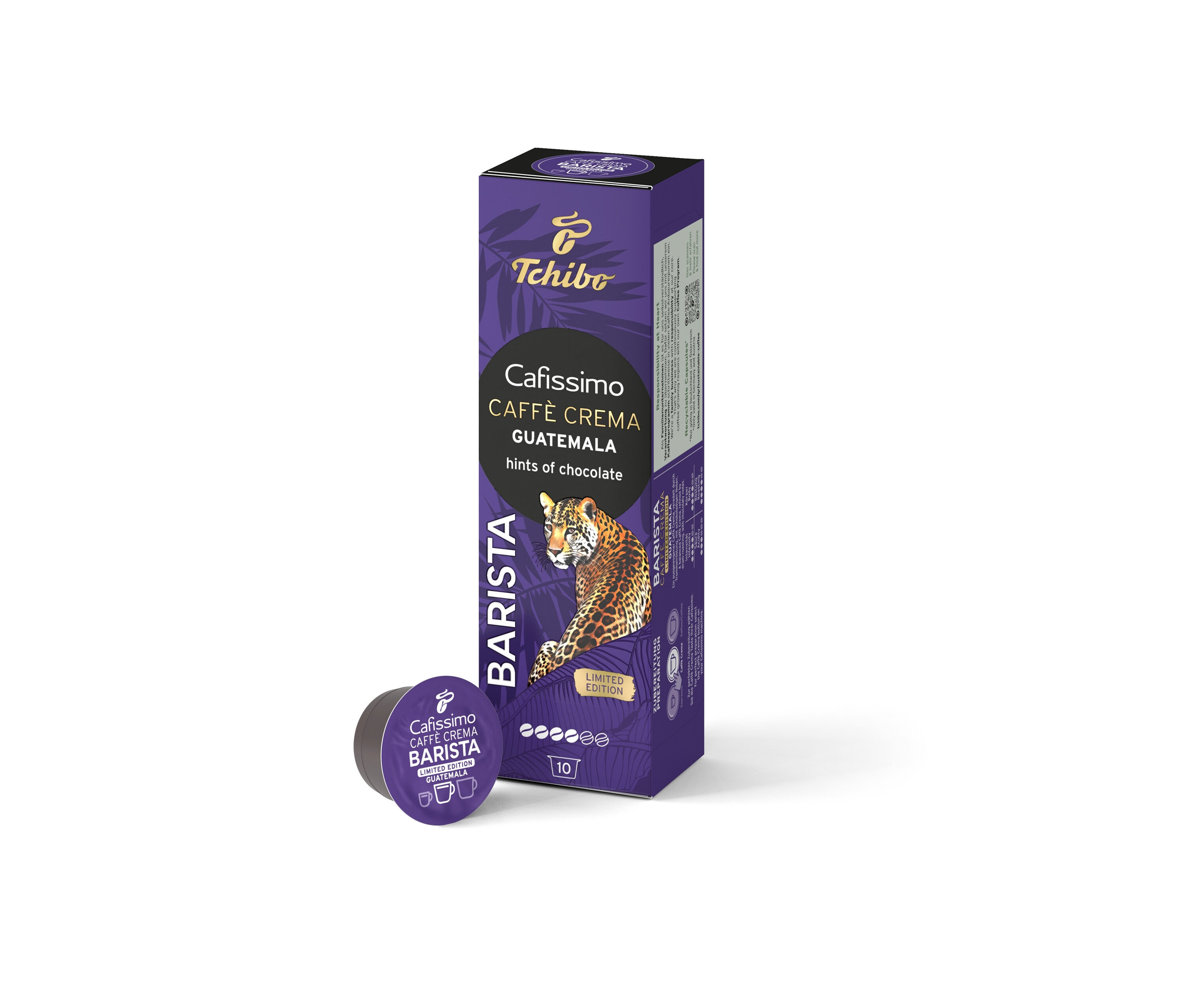 Cafissimo Barista Caffè Crema Guatemala - 10 Kapseln - Intensität: 4/6