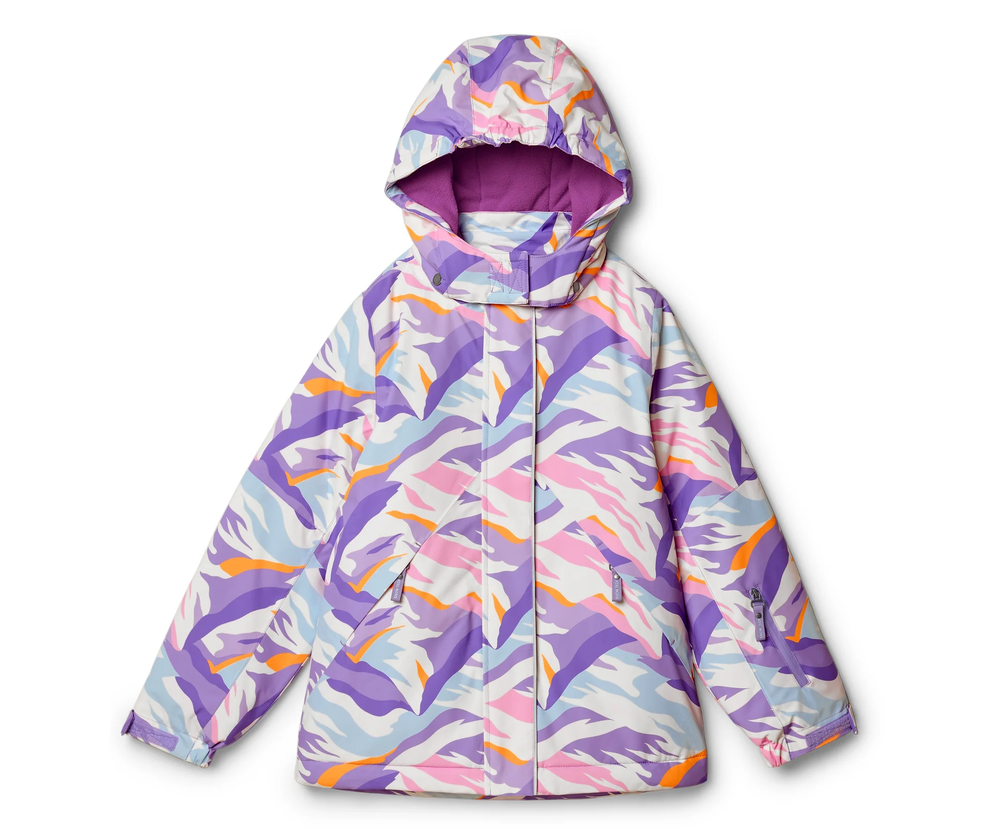 Tchibo - Kinder-Skijacke - Mädchen - Gr. 122/128 - lila/print