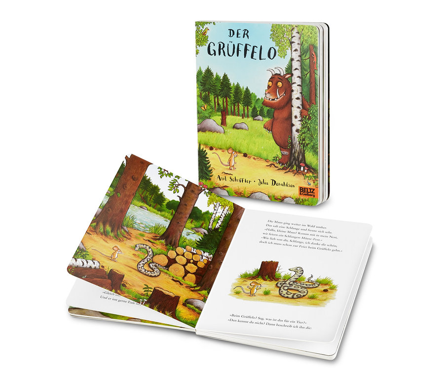 Das Bild zeigt das Buch "Der GRÜFFELO".