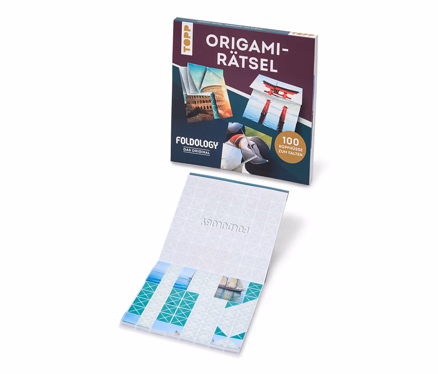 Das Bild zeigt das Buch "Origami-Rätsel".