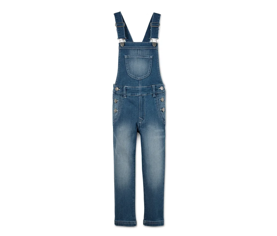 Jeans-Latzhose.