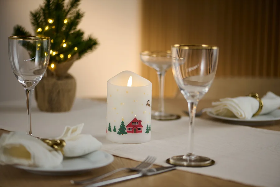Weihnachtliche Papierservietten, Set Mit 6 Stück – Umweltfreundliche Tischdeko Für Feiern & Basteln