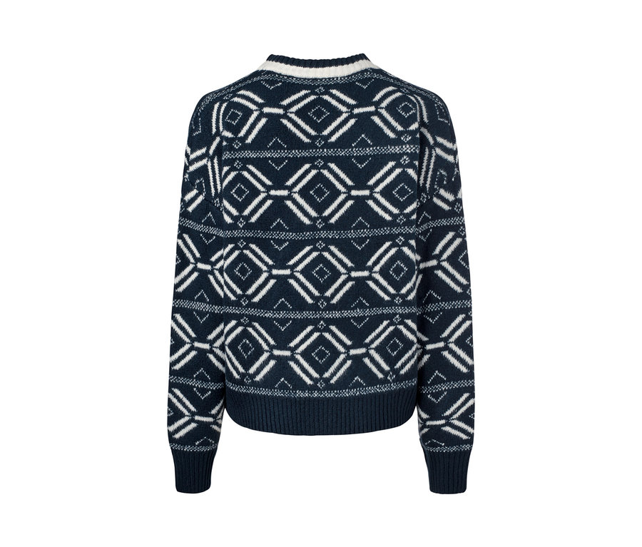 Marineblauer Norweger-Cardigan.