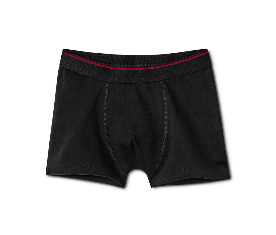 Schwarze Jungen-Slipboxer, 7 Stück.