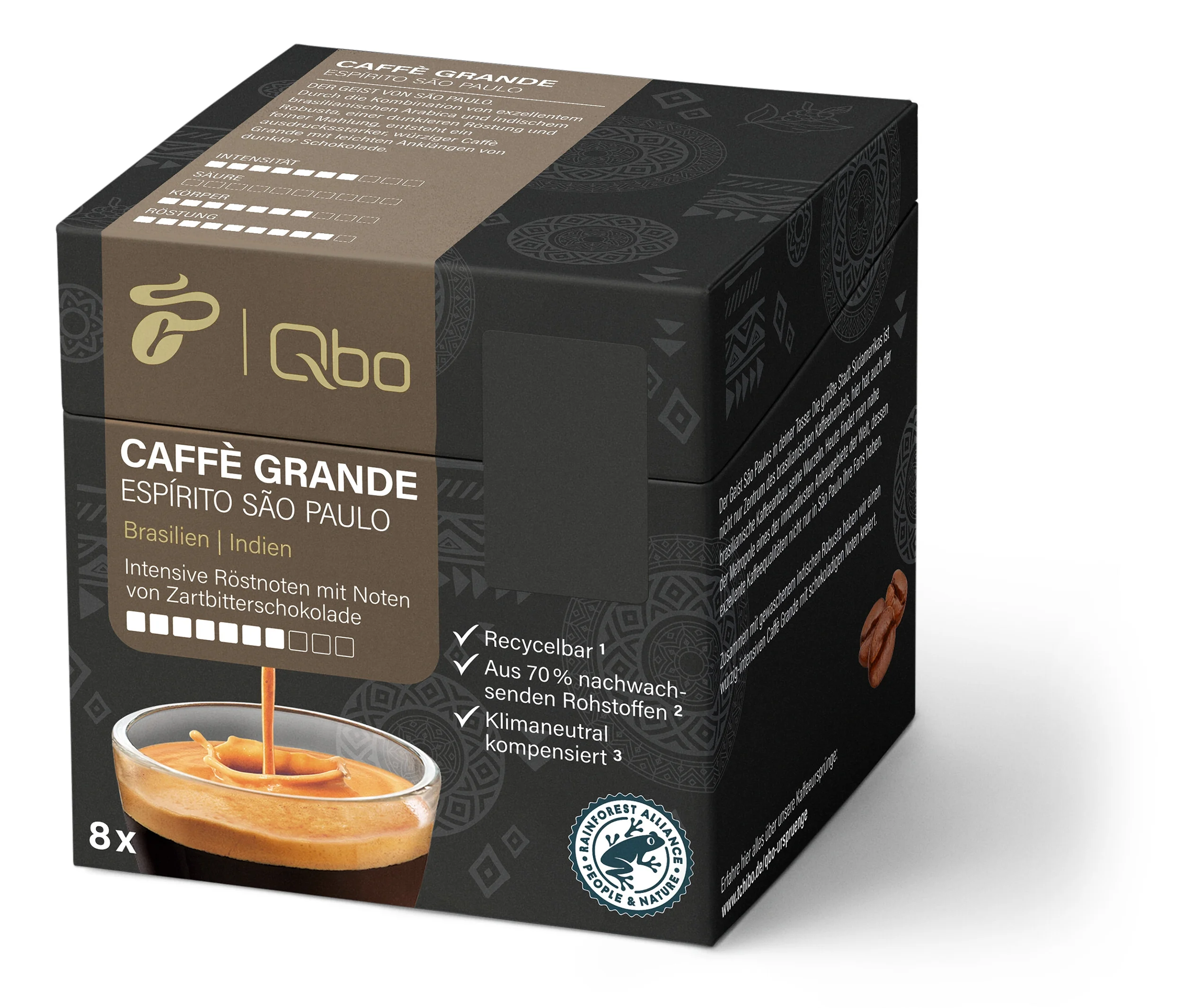 Qbo Caffè Grande Espírito SÃO Paulo - 8 Kapseln - Intensität: 7/10. Qbo Caffè Grande Espírito SÃO Paulo - 8 Kapseln - Intensität: 7/10 <![CDATA[Qbo Caffè Grande ESPÍRITO SÃO PAULO - 8 Kapseln Aufbewahrungshinweise: Kapseln günstig Kaufen-Qbo Caffè Grande Espírito SÃO Paulo - 8 Kapseln - Intensität: 7/10. Qbo Caffè Grande Espírito SÃO Paulo - 8 Kapseln - Intensität: 7/10 <![CDATA[Qbo Caffè Grande ESPÍRITO SÃO PAULO - 8 Kapseln Aufbewahrungshinweise:
