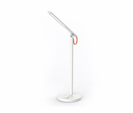 Weiße Xiaomi Mi Smart LED Schreibtischlampe 1S auf weißem Hintergrund.