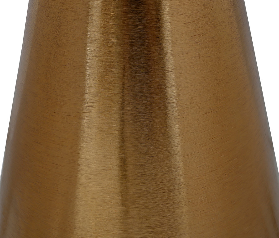 Detailansicht eines goldfarbenen Beistelltisches "Art Deco 425" von Kayoom.