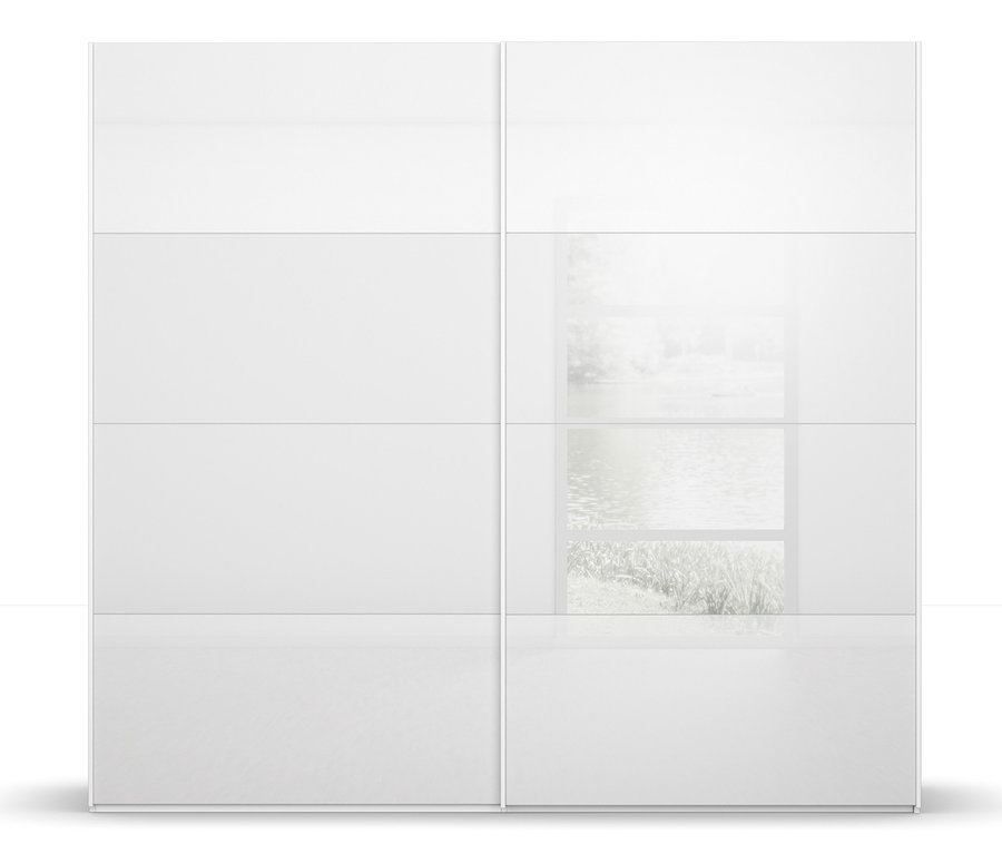 Weißer Rauch BLACK 20UP Schwebetürenschrank »Basic« und »Premium« mit 240 cm.