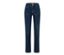 Dunkelblaue Straight Jeans – Fit »Kira« auf weißem Hintergrund.