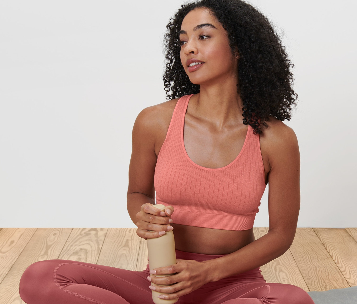 Thumbnail - Tchibo - Seamless-Sport-Bustier - Damen - Gr. S - rosa