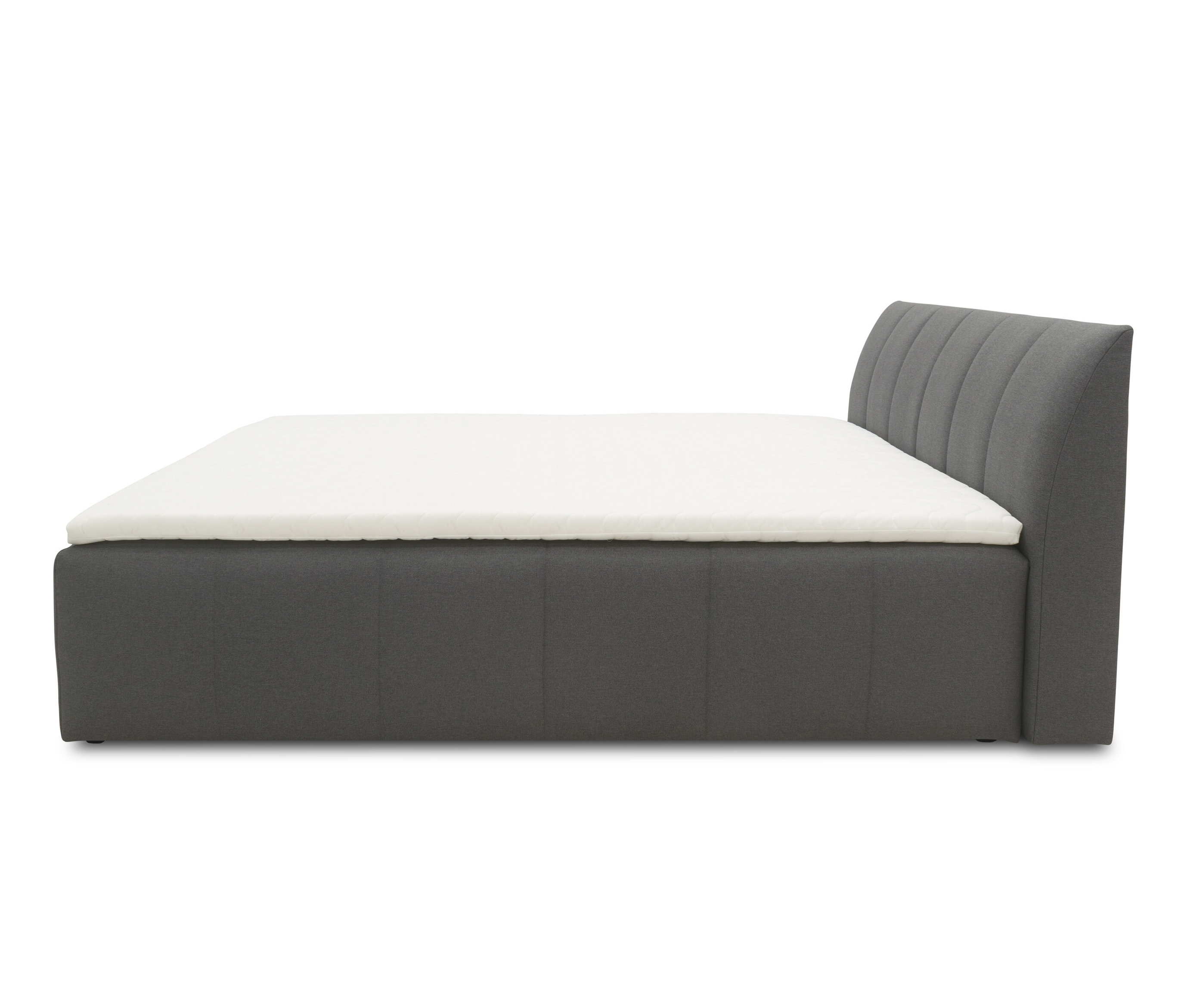 Thumbnail - Domo Boxspringbett »Bergen« 180 x 200 cm inkl. Topper - 187x221x90cm - schwarz - Polyester / Holz / Kunststoff