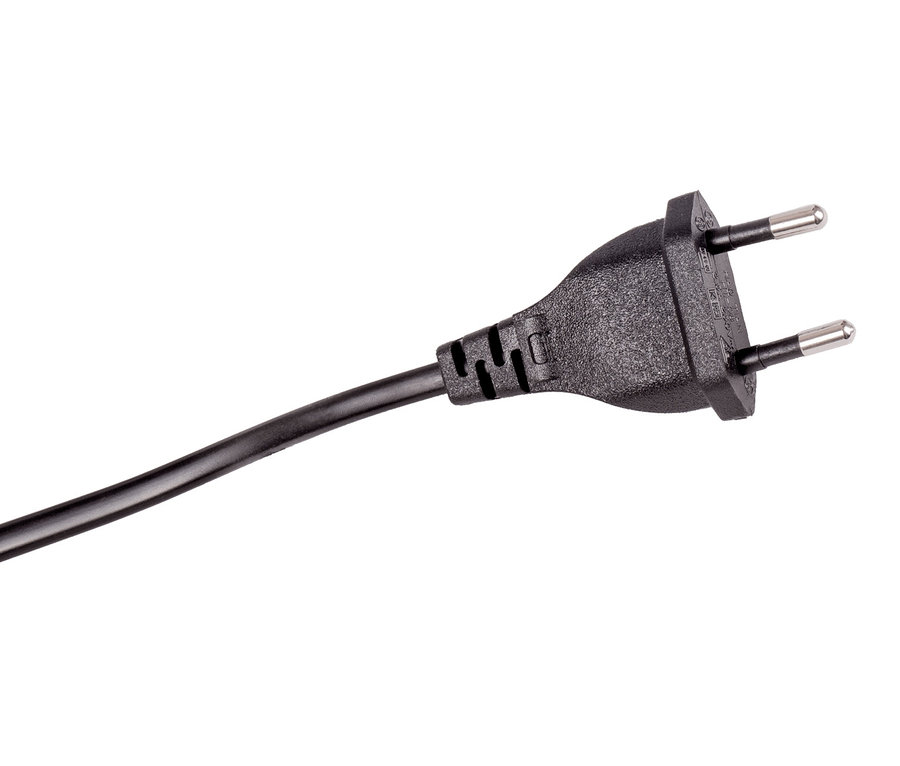 Detail eines schwarzen Stromkabels des Steba Elektrischer Allesschneiders »AS 100«.