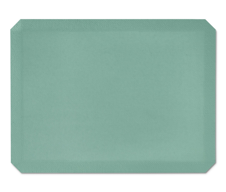 Eine grüne Profi-Dauerbackmatte.