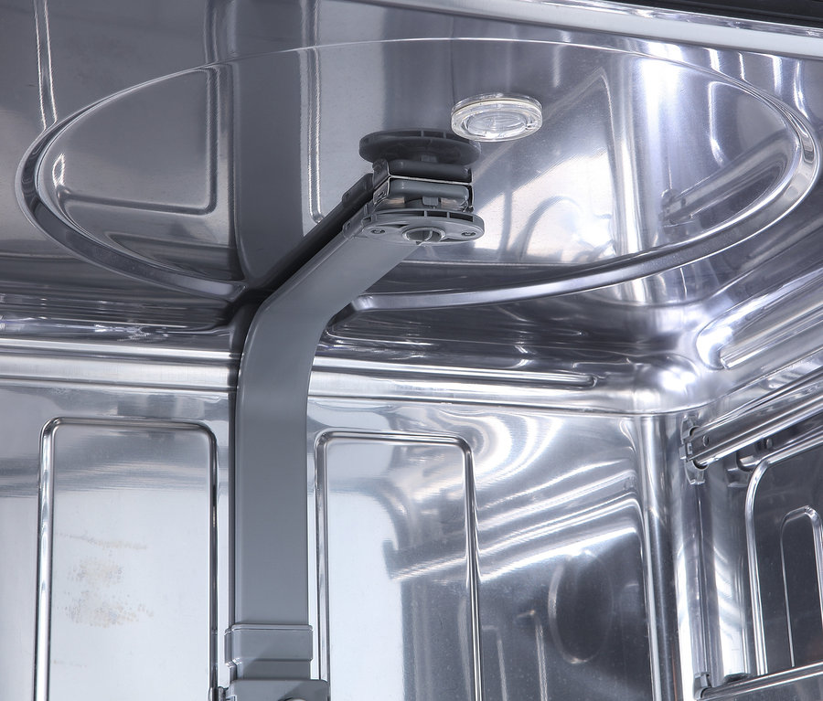 Innenansicht eines Respekta vollintegrierten-Geschirrspülers »GSP60IBAV«, ca. 60 cm, E (von A bis G) mit drehendem Sprüharm.