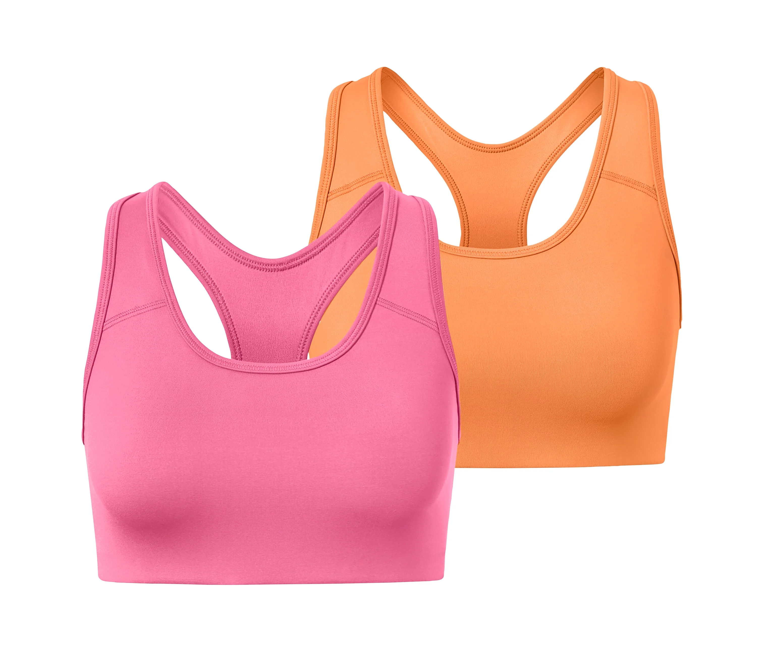 Vorder und günstig Kaufen-Tchibo - 2 Sport-Bustiers - Damen - Gr. S - pink. Tchibo - 2 Sport-Bustiers - Damen - Gr. S - pink <![CDATA[2 Sport-Bustiers Farbe: 1x pink, 1x pfirsich Material: 92% Polyamid, 8% Elasthan (Creora®) Strapazierfähig und atmungsaktiv Mit RingerrückenVorder-