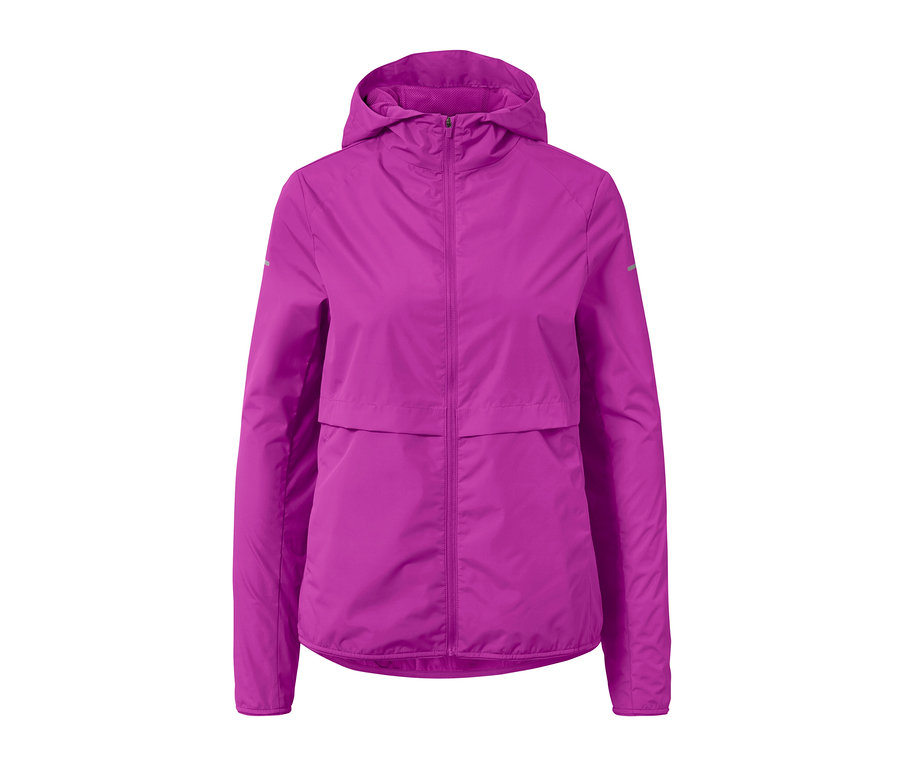 Windprotection-Laufjacke, neonbeere.