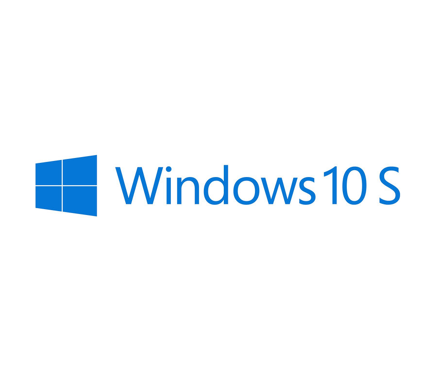 Blaues Windows 10 S Logo.
