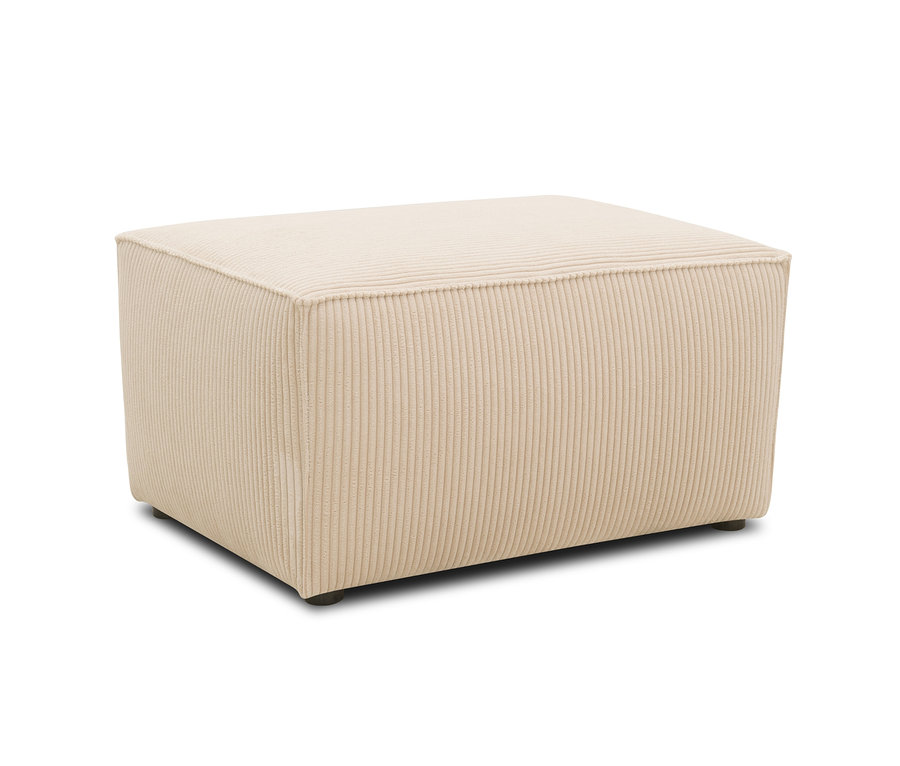 Cremefarbener DOMO collection Hocker Vigo.