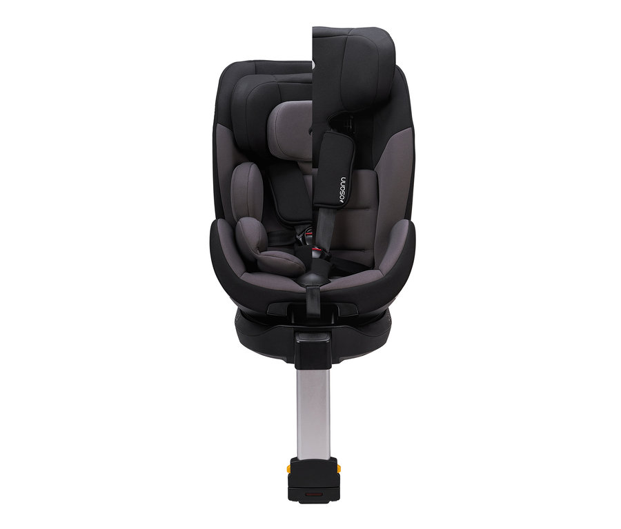 Ein schwarz-grauer Osann Kindersitz »Hero360 SL«.