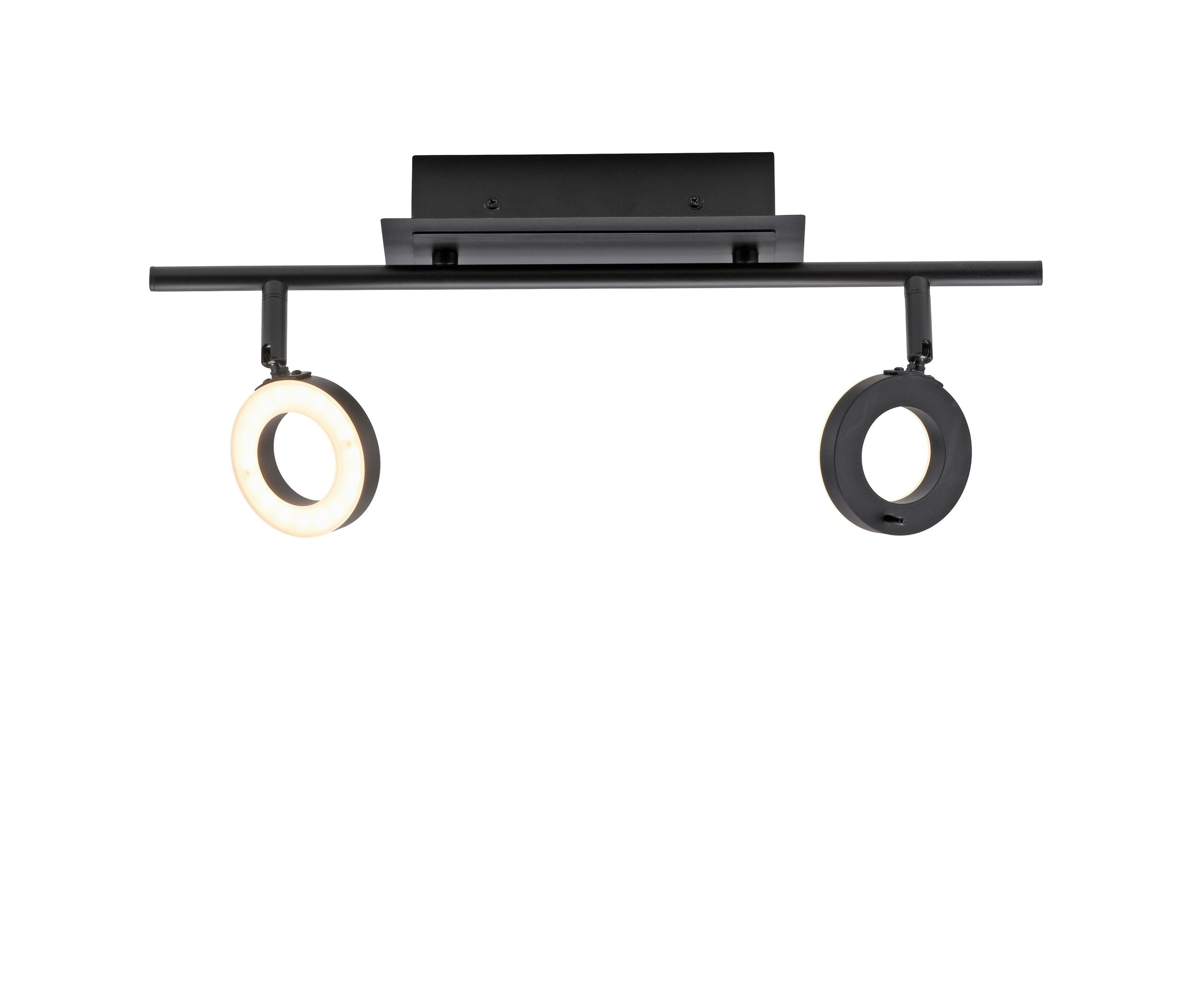 Paul Neuhaus LED-Deckenleuchte »Sileda« - 50,5x18x19cm - schwarz - Aluminium / Eisen / Kunststoff