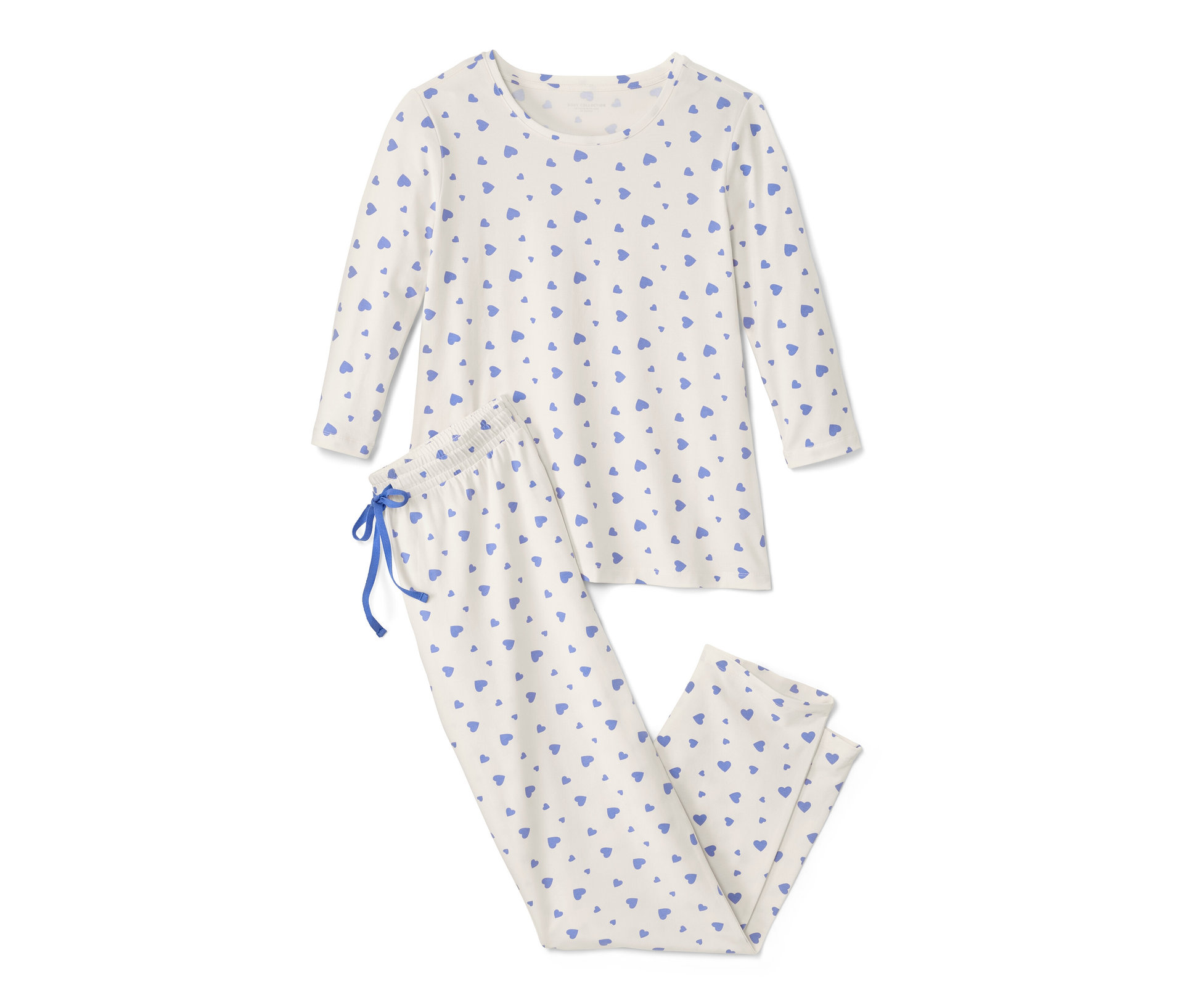 Pyjama - Damen - Gr. XL - creme - creme