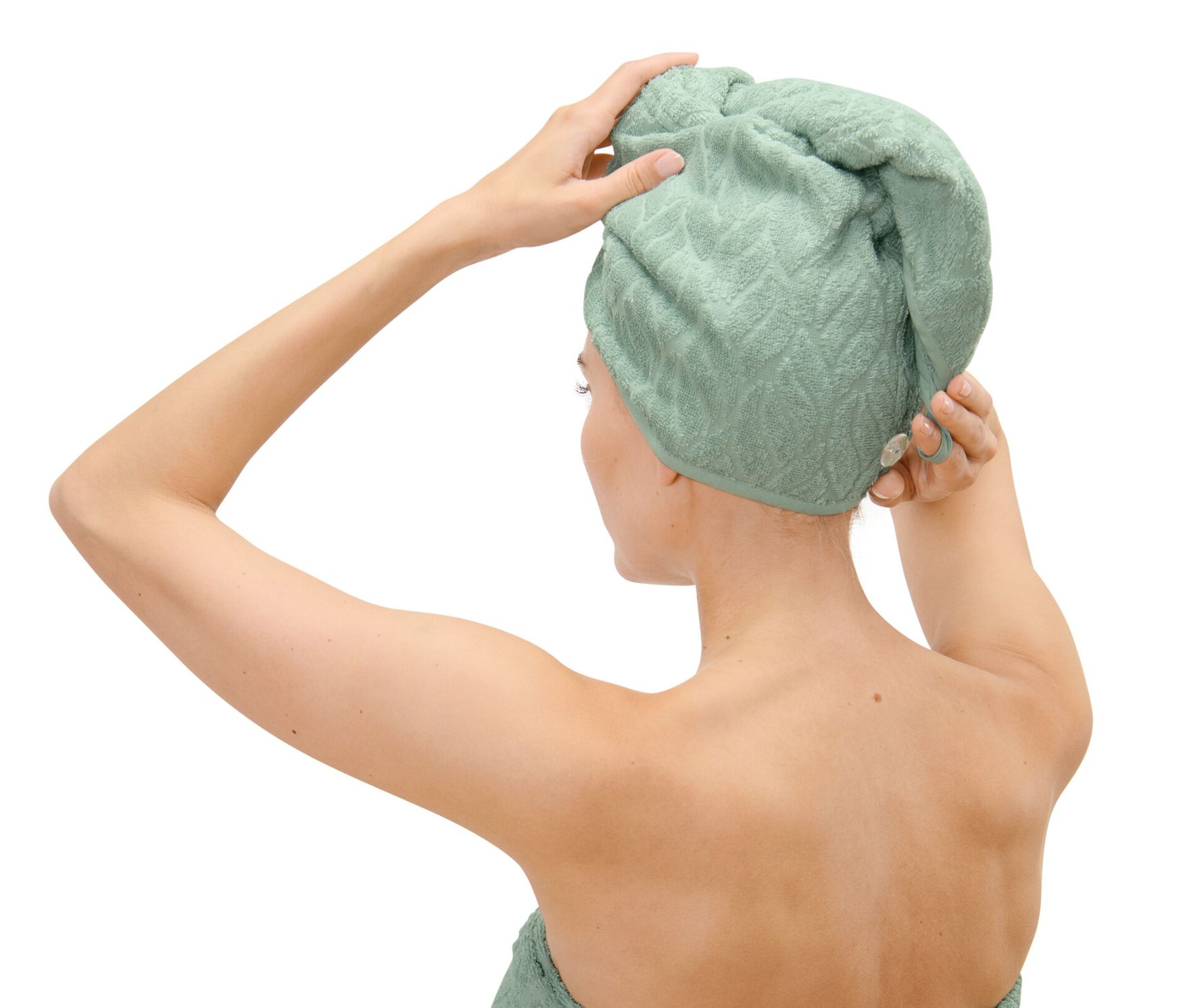 Thumbnail - Tchibo - Turban-Handtuch - grün