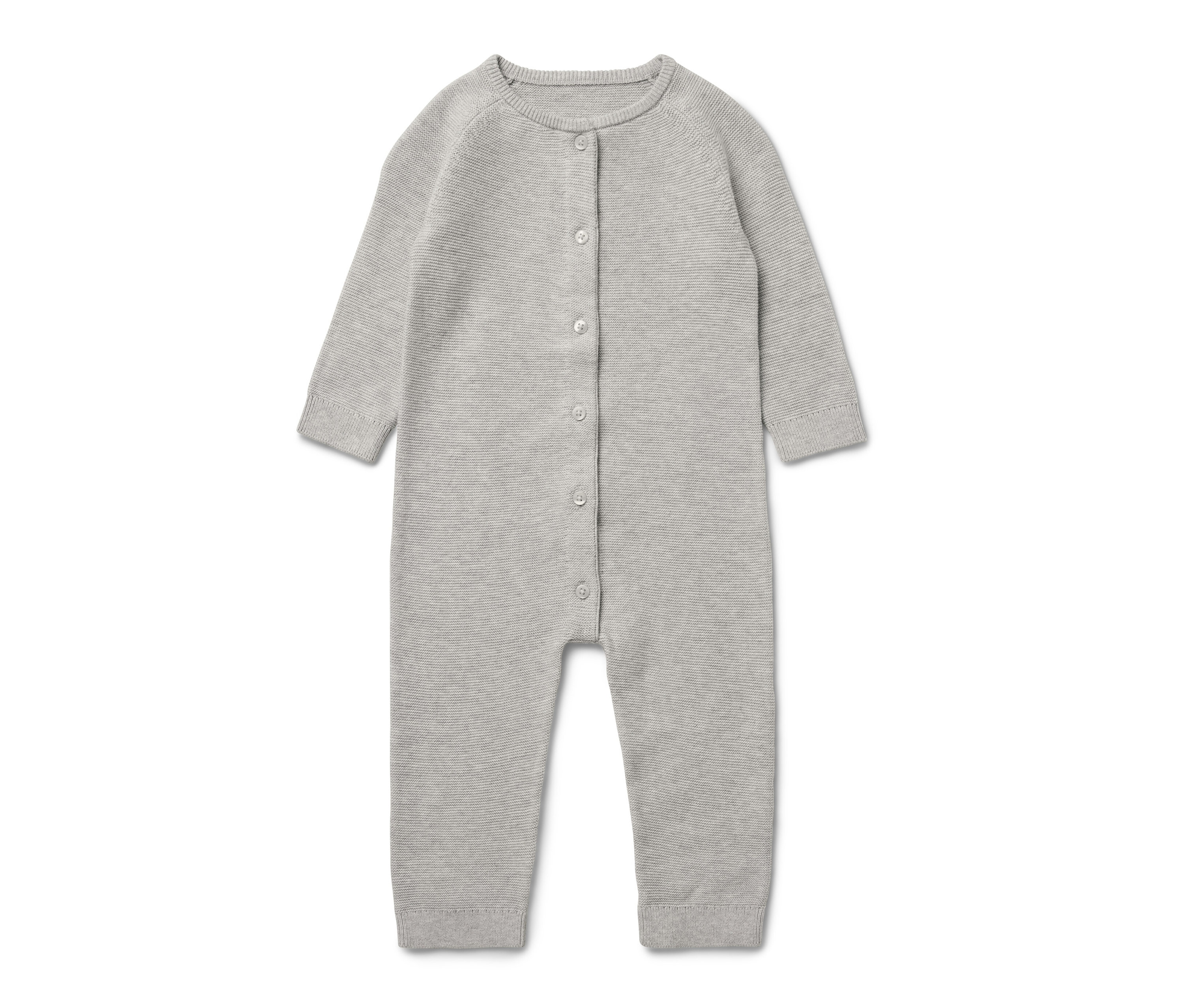 Tchibo - Baby-Strickoverall - Baby - Gr. 86/92 - hellgrau