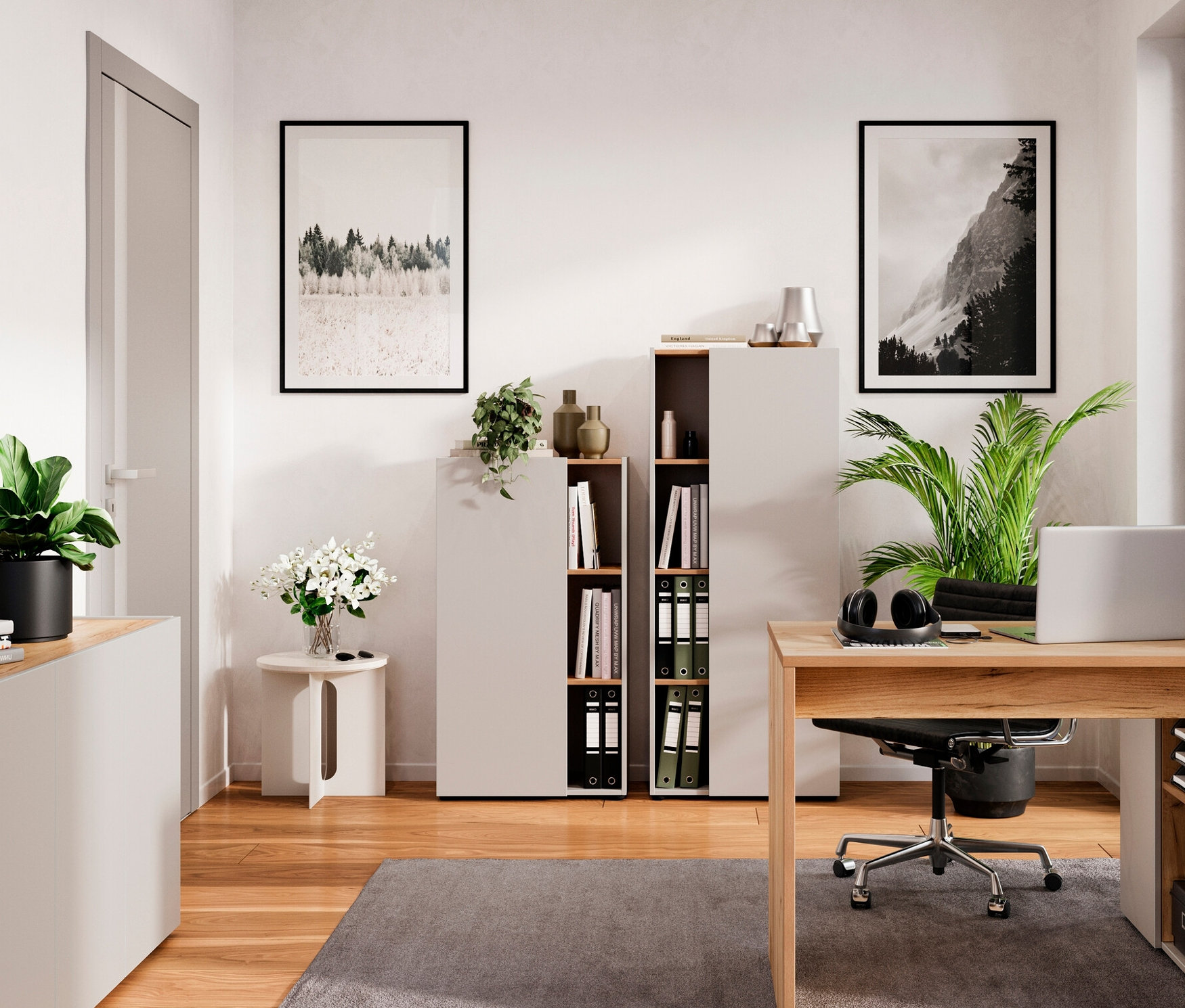 Thumbnail - Tchibo - Aktenschrank »GW-Adrano« - 61x34x110cm - braun - Holz / Kunststoff