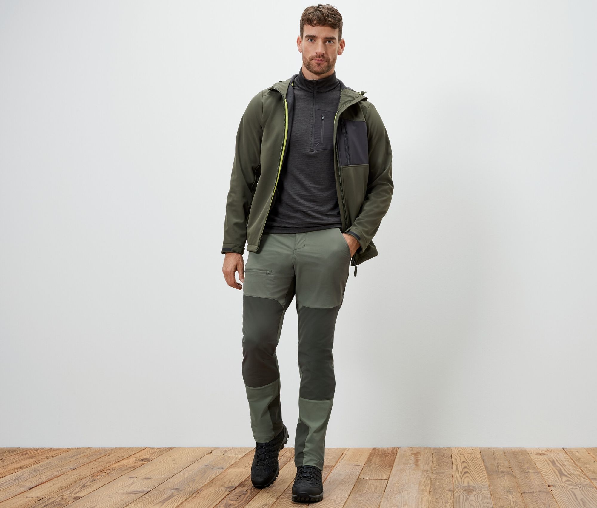 Thumbnail - Tchibo - Outdoorhose - Herren - Gr. S - khaki