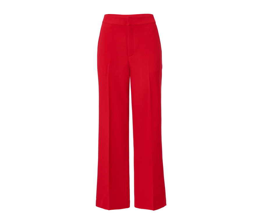 Eine rote Webhose.