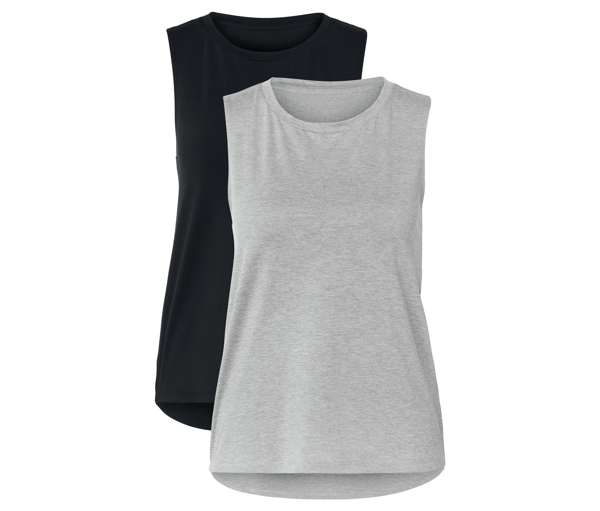 Sport-Tops - Damen - Gr. XL - hellgrau - hellgrau