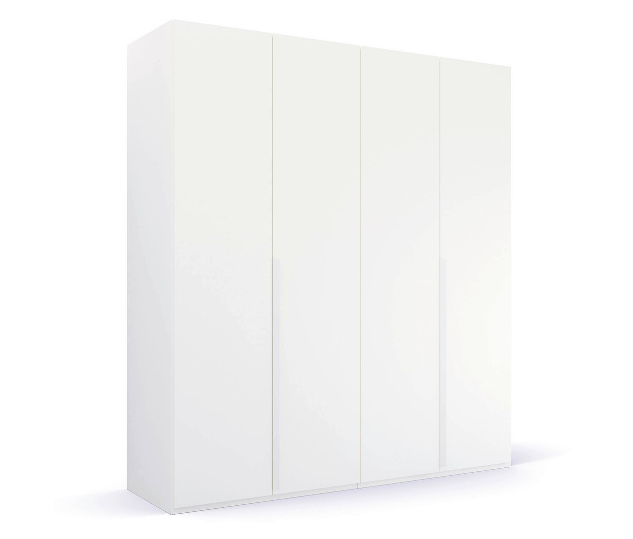 Weißer, 4-türiger rauch Kleiderschrank »Purisma«.