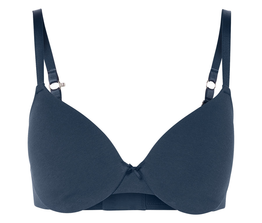 Dunkelblauer T-Shirt-BH.