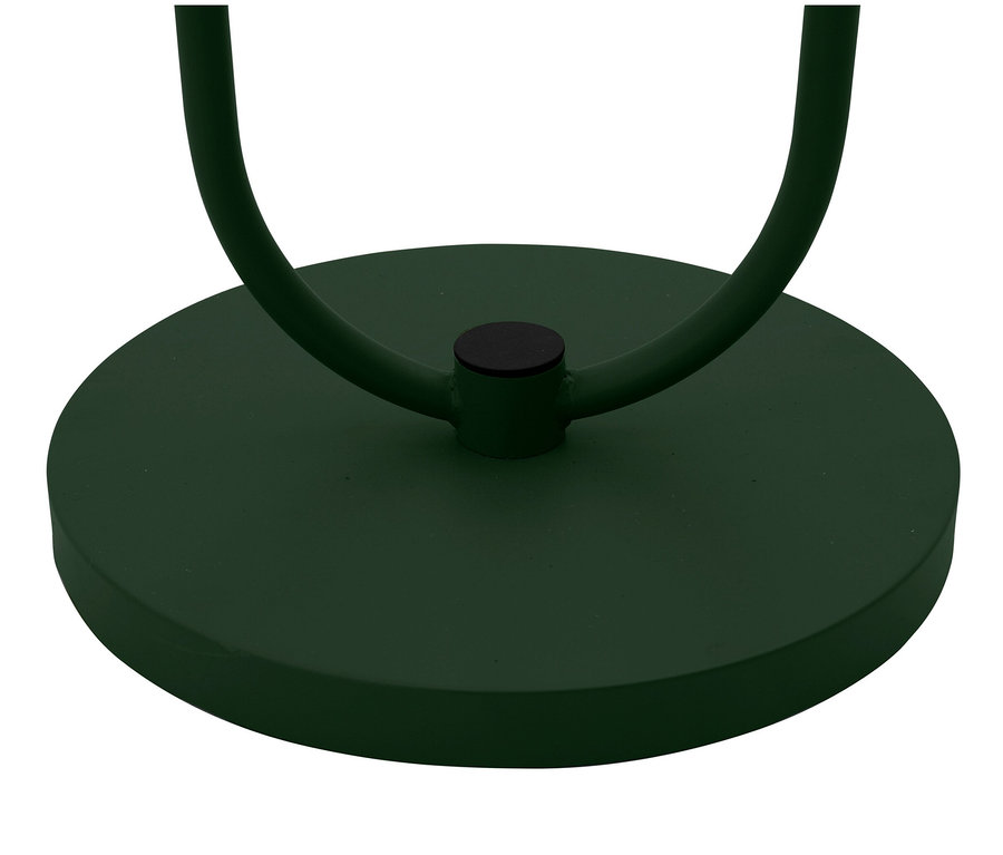 Leco Solar Stehleuchte mit integriertem Tisch, grün.