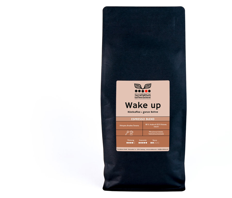 Torrefaktum - Wake up Espresso - 1 kg Ganze Bohne