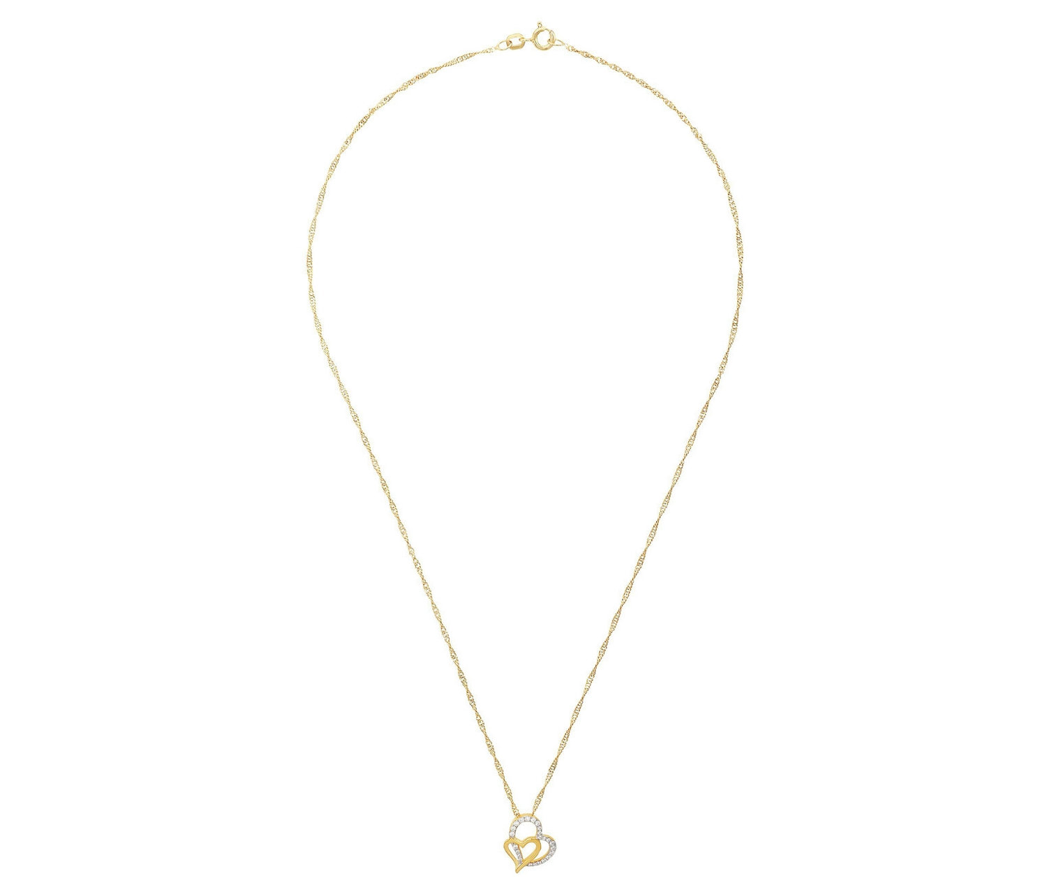 Tchibo - Amor Halsschmuck mit Herz-Motiv - silber