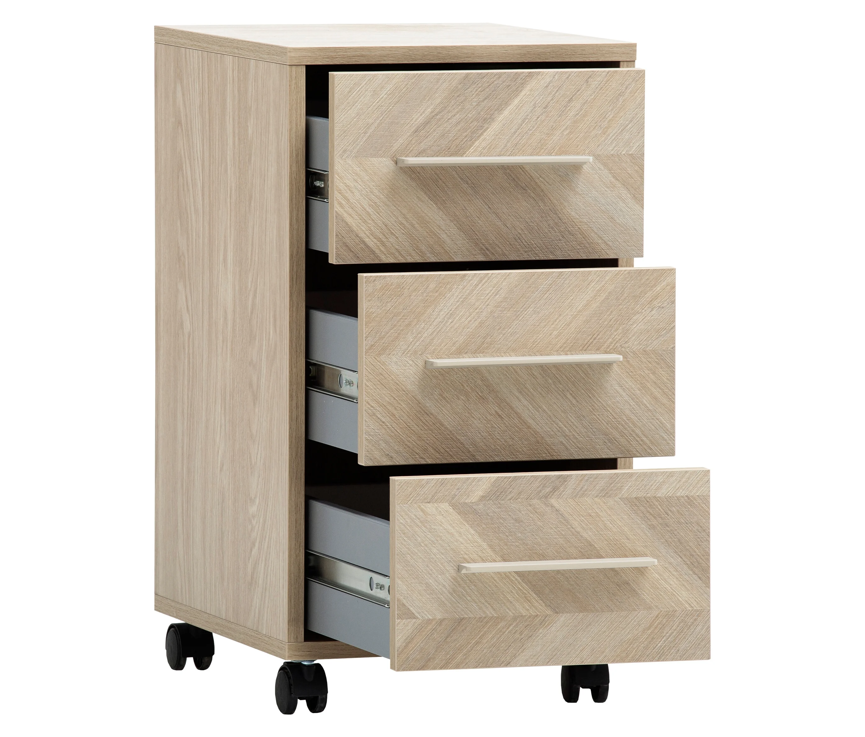 Tchibo - Rollcontainer »Arezzo« - 32,6x39,1x59,7cm - schwarz -
