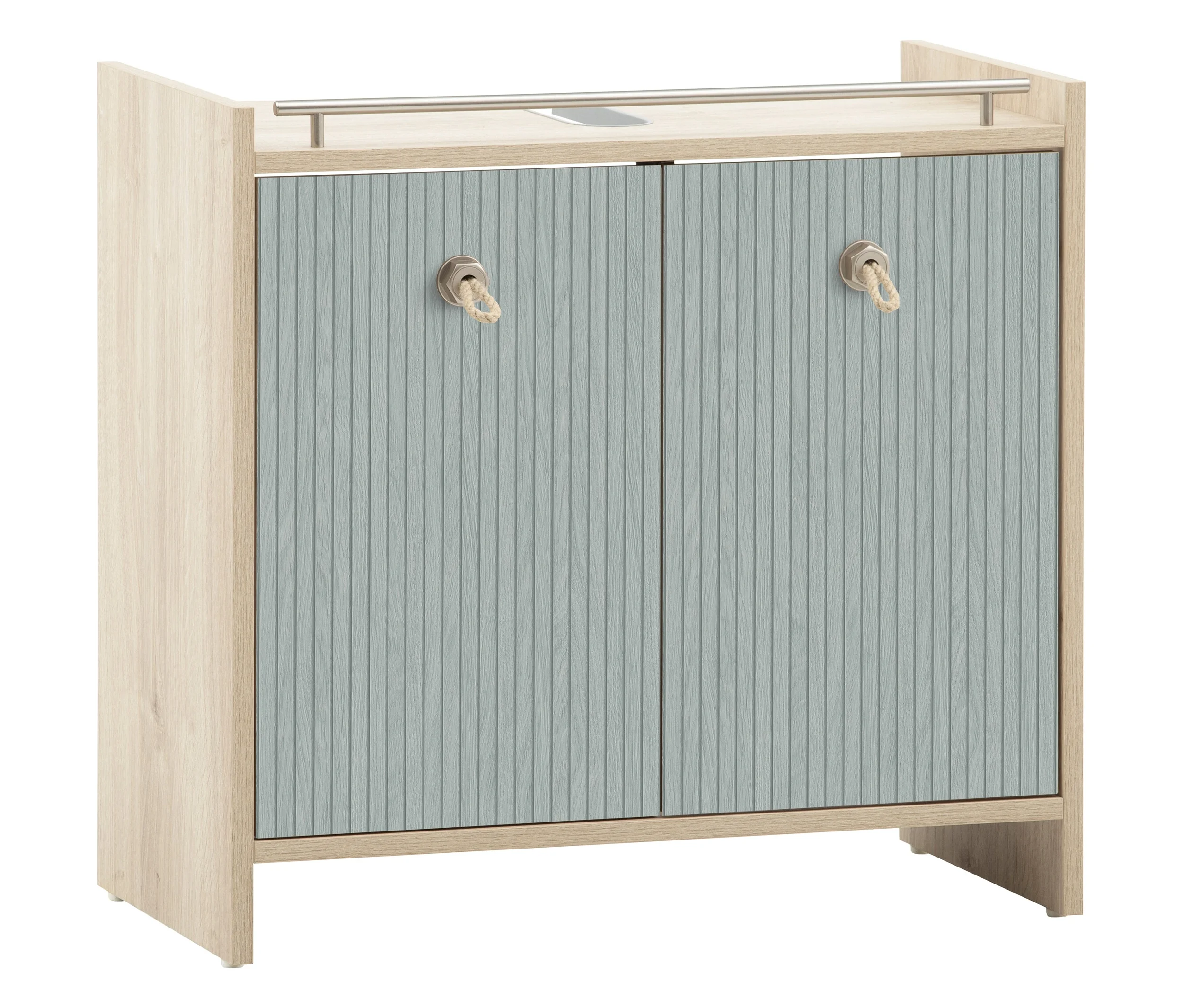 Tchibo - Waschbeckenunterschrank »Sonderby« - 65x33x62,2cm - silber -