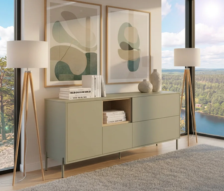 Roba Sideboard »Hygge« mit 1 Tür, salbeigrün bei Tchibo kaufen