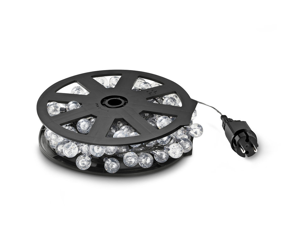 LED-Outdoor-Lichterkette, 120 LEDs auf einer Spule