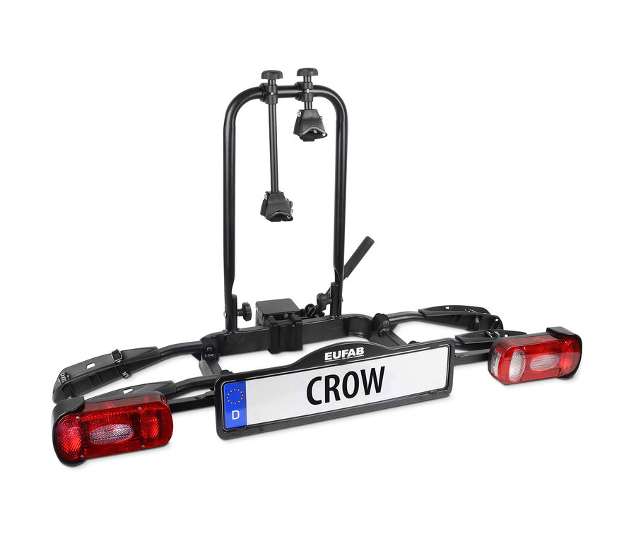 Schwarzer EUFAB-Fahrradträger »CROW«.